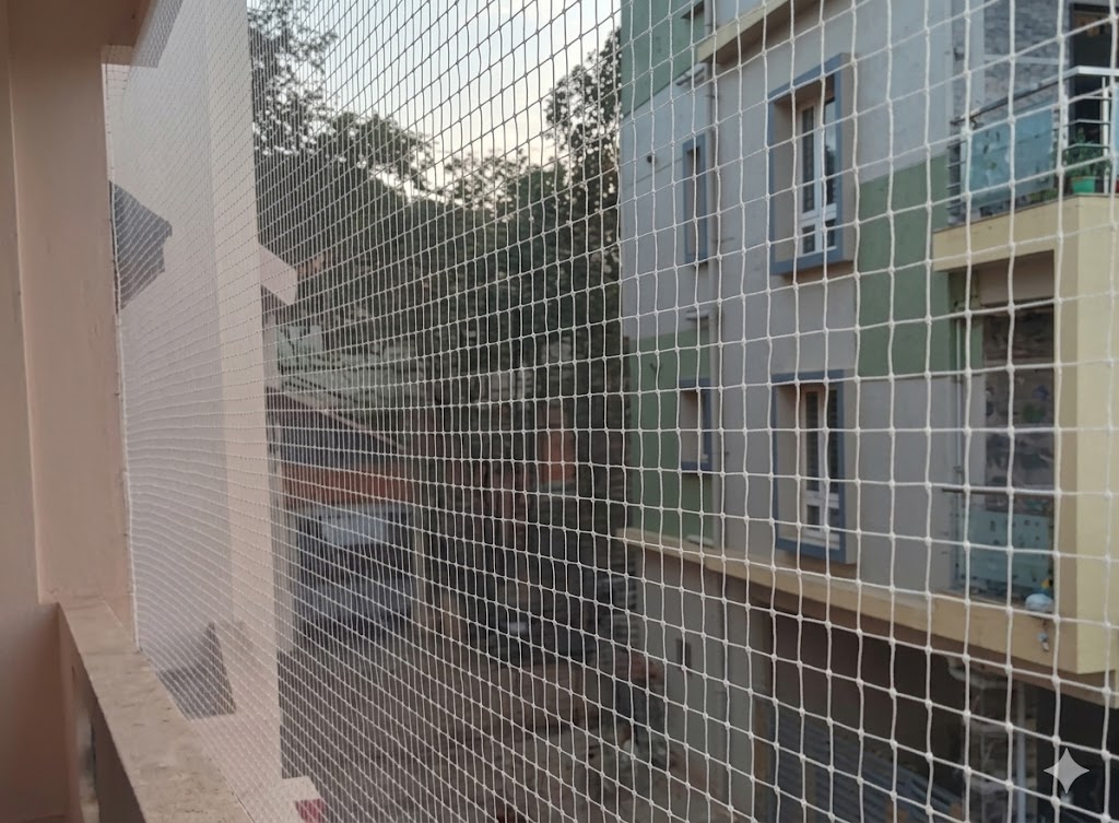 Common Duct Area Nets installed in Alappuzha