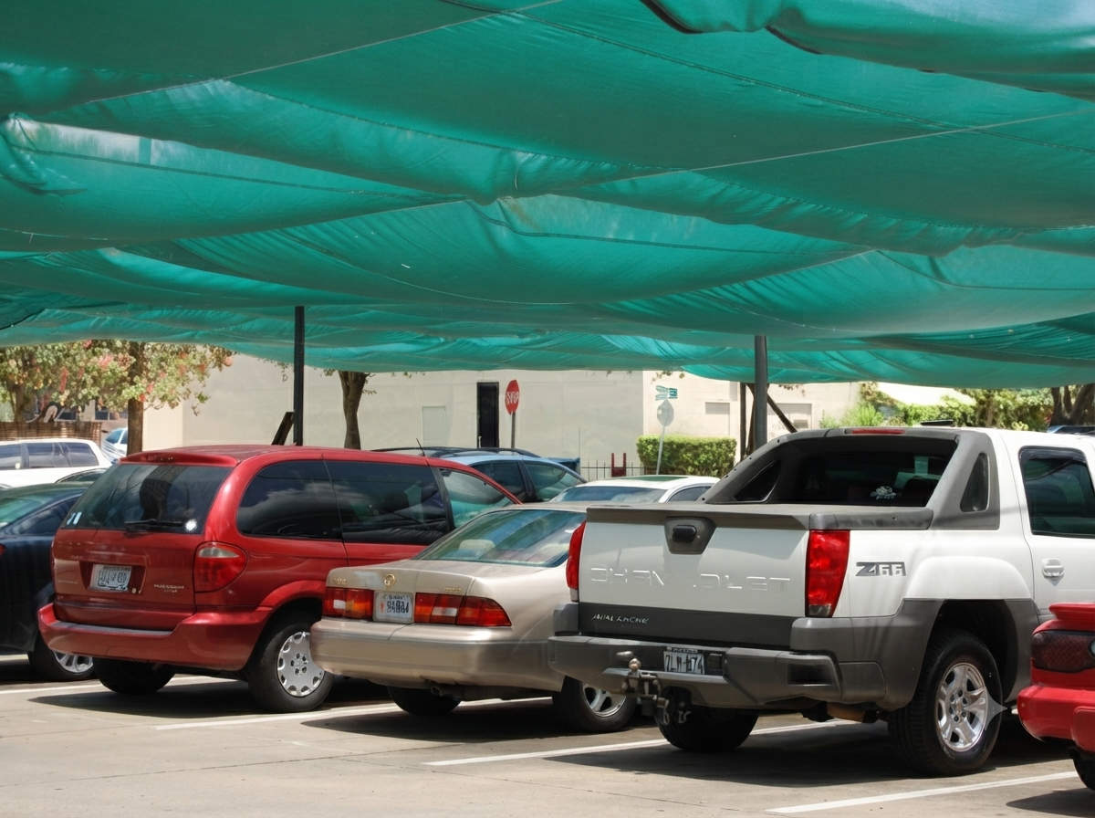 Car Parking Safety Nets installation — Lakshmi Safety Nets