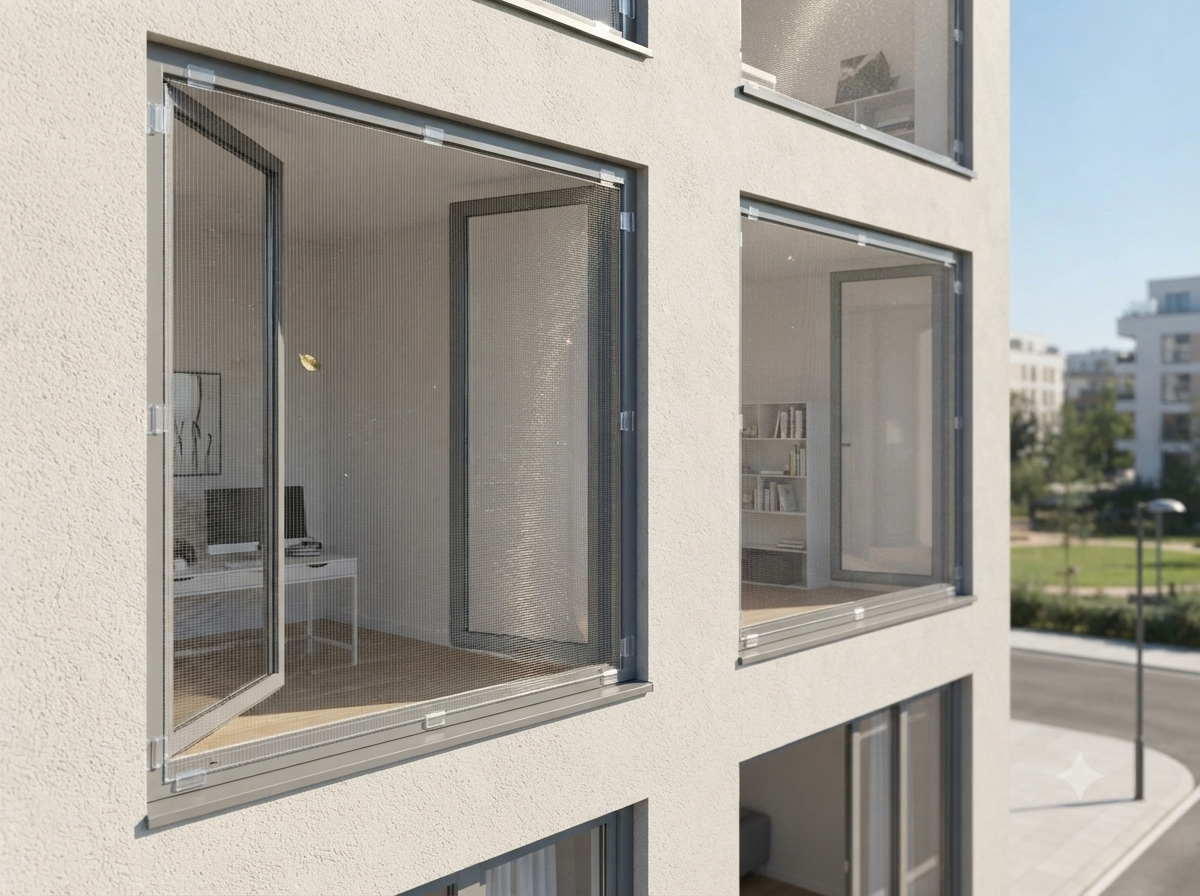 Windows Covering Safety Nets installation — Lakshmi Safety Nets