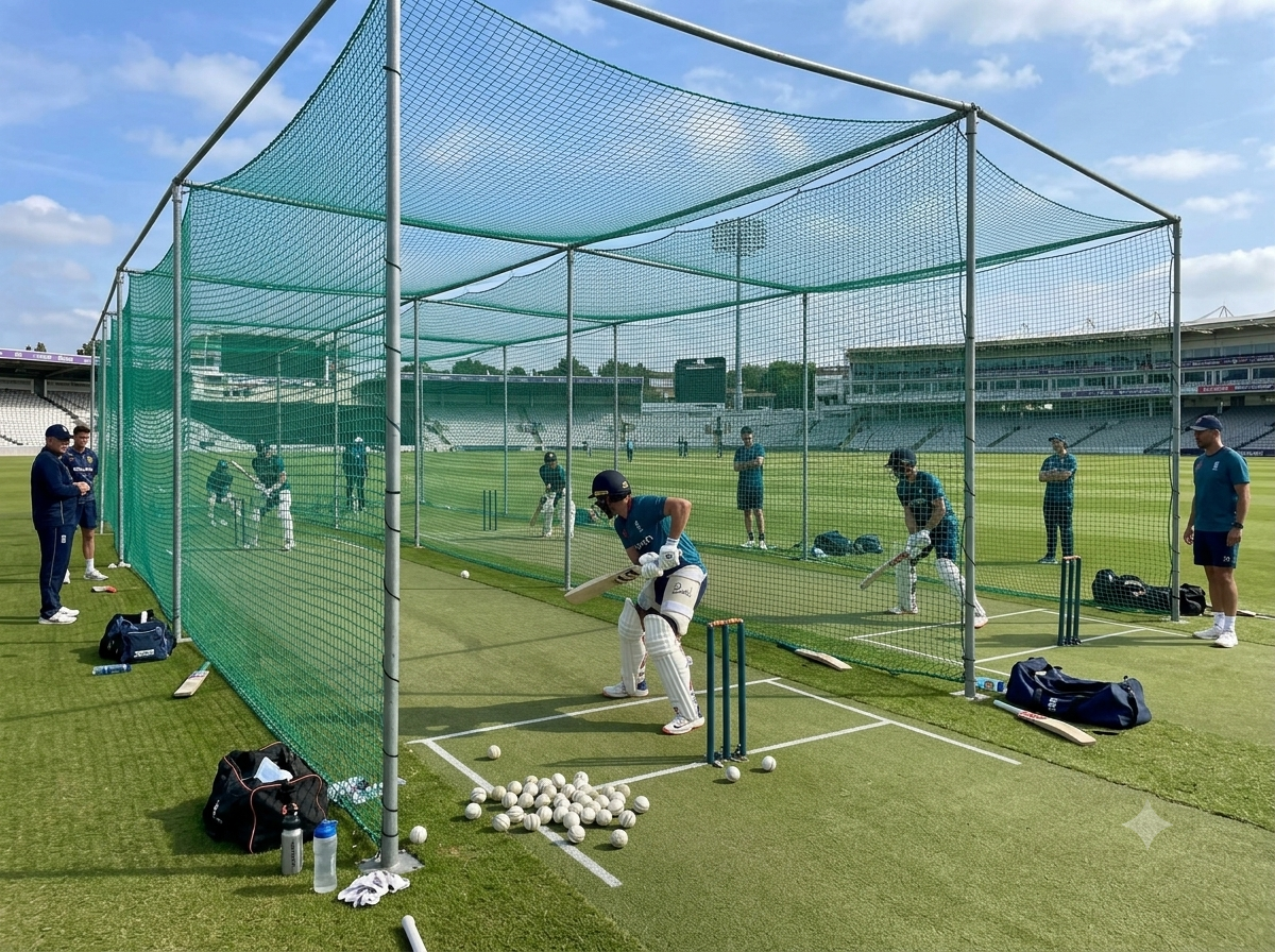 Cricket Practice Nets installation — Lakshmi Safety Nets