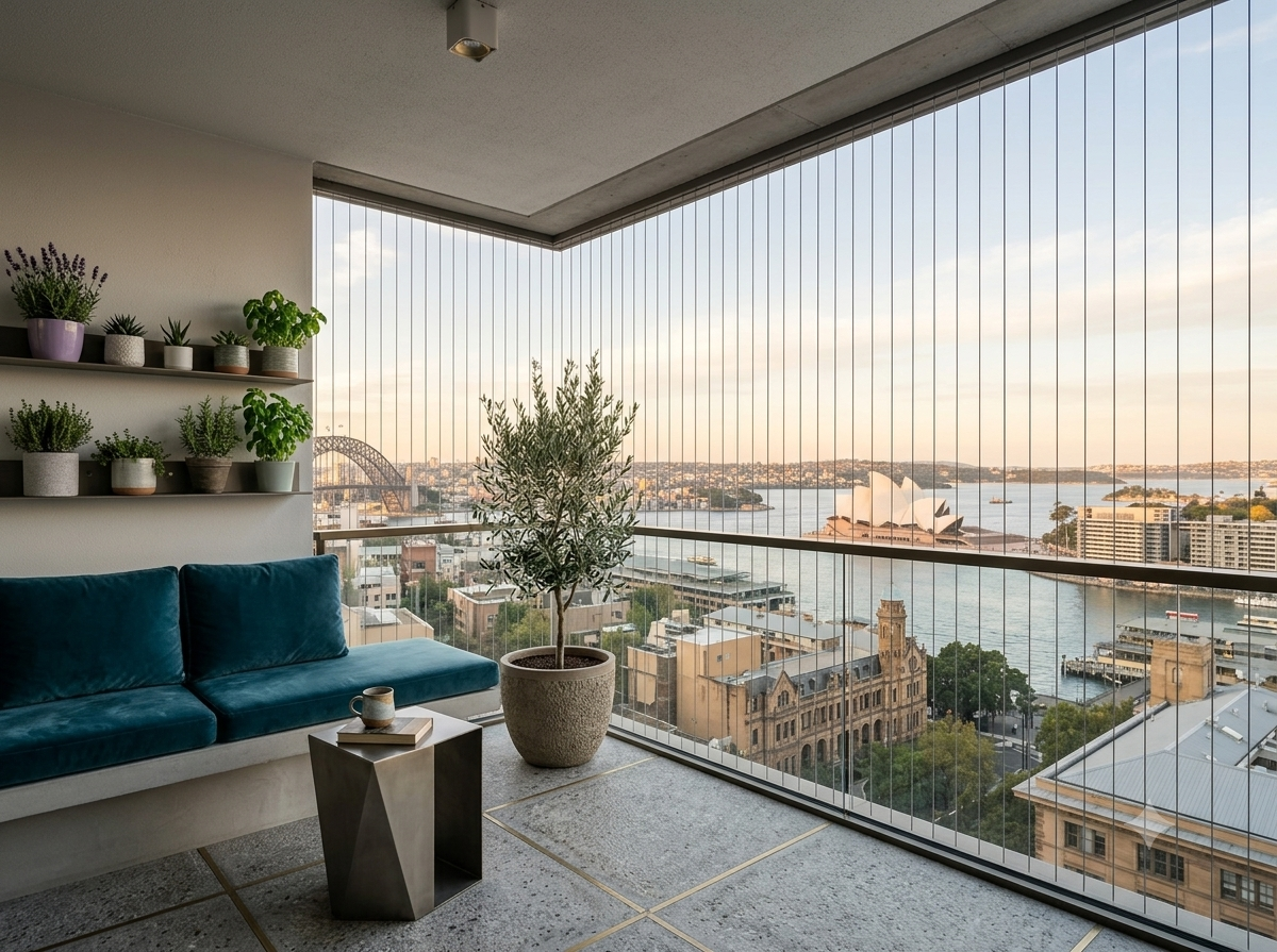 Invisible Grills installation — Lakshmi Safety Nets