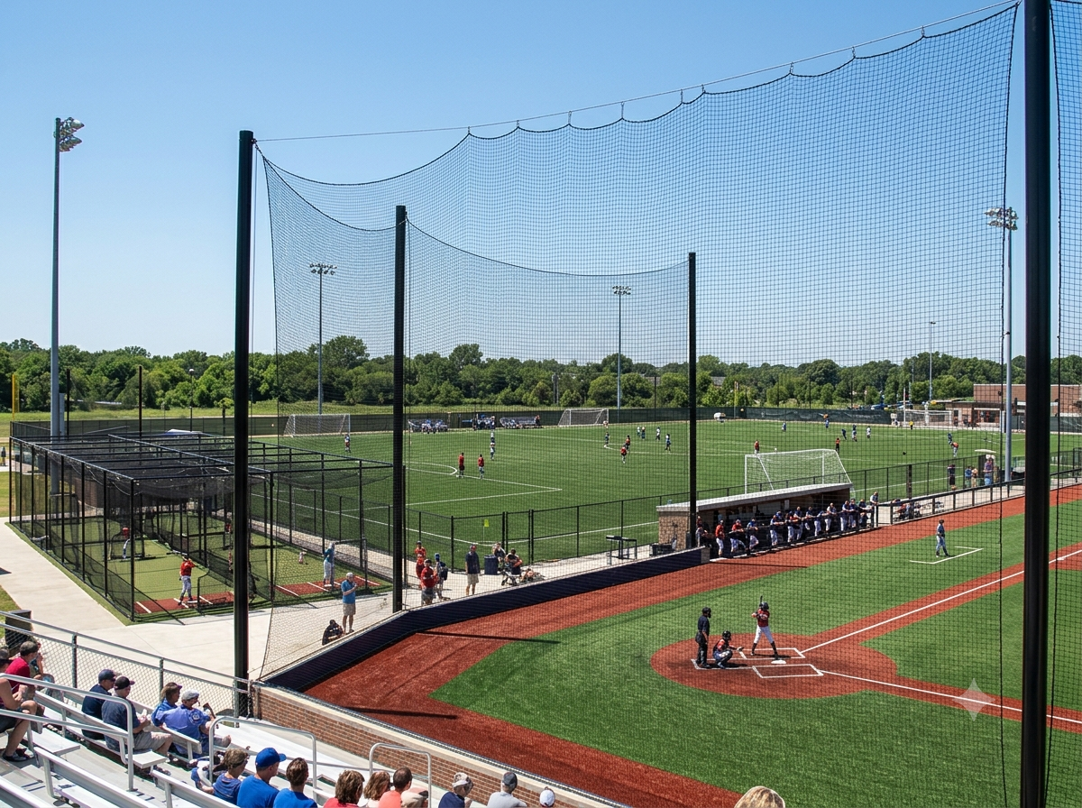 Sports Safety Nets installation — Lakshmi Safety Nets